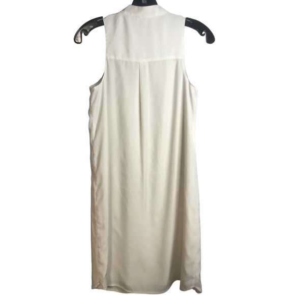 Express Cream Sleeveless Dress Size XS (Note possible flaw) - Picture 2 of 12